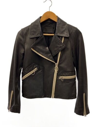 商品画像：ダブルライダースジャケット/--/レザー/BLK 1