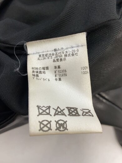 商品画像：ダブルライダースジャケット/--/レザー/BLK 4