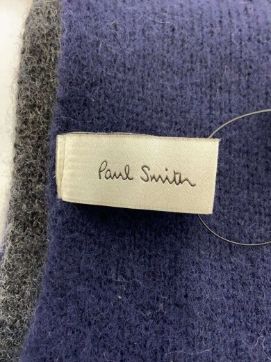 商品画像：マフラー/ウール/NVY/メンズ/j346 2