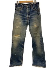 ボトム/34/デニム/IDG/702-xx/ボタン裏j22/復刻