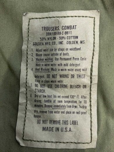 商品画像：カーゴパンツ/XL/コットン/KHK/8415-01-184-1359 5