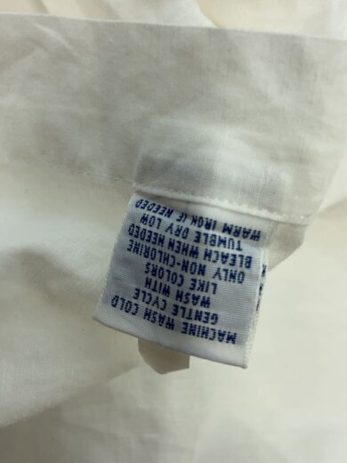 商品画像：長袖シャツ/XL/コットン/WHT/リネン混 4