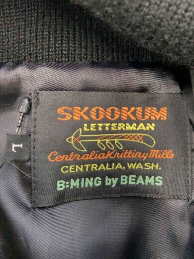 商品画像：スタジャン/L/ウール/BLK/92-18-0327-202 3