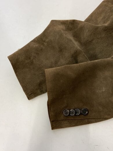 商品画像：テーラードジャケット/S/スウェード/BRW 5
