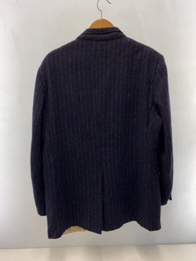 商品画像：テーラードジャケット/46/ツイード/NVY/ストライプ/80-90s 2