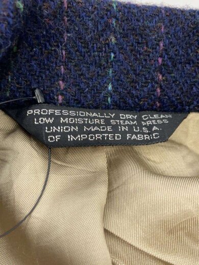 商品画像：テーラードジャケット/46/ツイード/NVY/ストライプ/80-90s 7