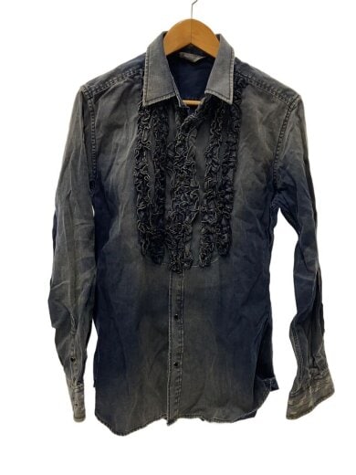 商品画像：長袖シャツ/M/デニム/IDG 1