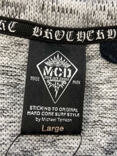 商品画像：M.O.D/ニット・セーター(薄手)/L/ポリエステル/GRY/無地 3