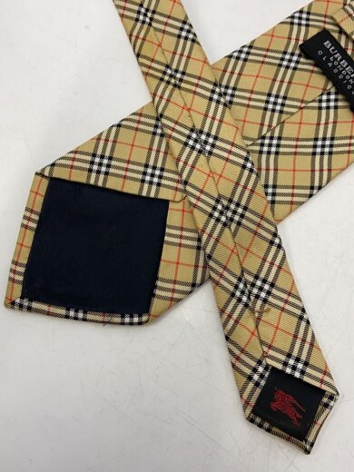 商品画像：ネクタイ/シルク/BEG/チェック/メンズ 5