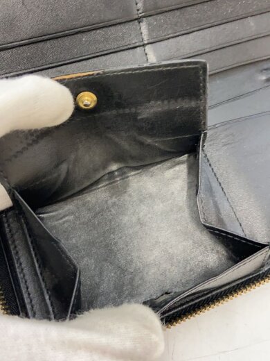 商品画像：長財布/レザー/BLK/メンズ 5