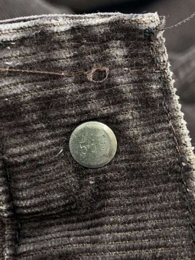 商品画像：40talon/80s/ボトム/33/コーデュロイ/BLK 7