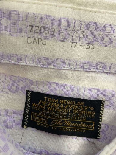 商品画像：長袖シャツ/--/コットン/WHT 3