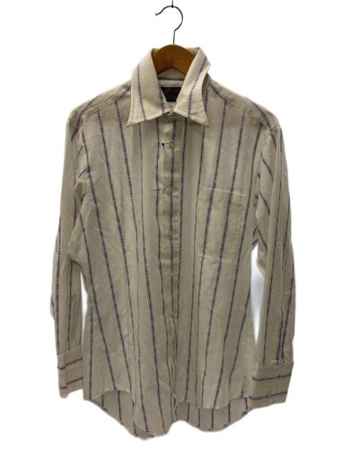 商品画像：長袖シャツ/--/コットン/WHT 1