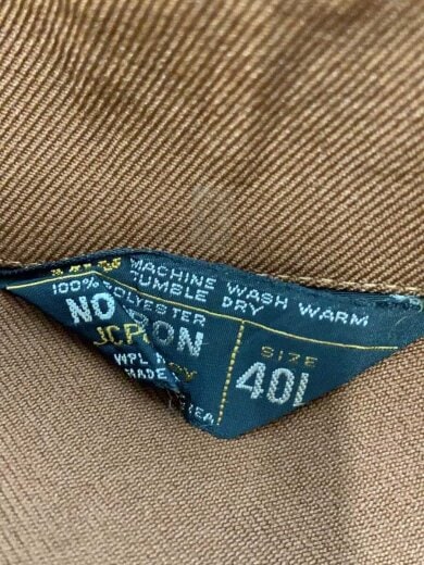 商品画像：70s/長袖シャツ/40/ポリエステル/BRW 3