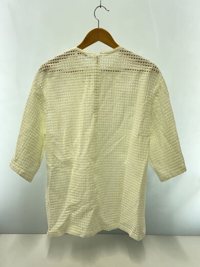 商品画像：DOT MESH 2WAY TOPS/半袖カットソー/2/コットン/WHT/14122-4082 2