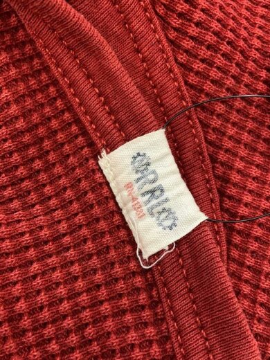 商品画像：長袖Tシャツ/S/コットン/RED 3