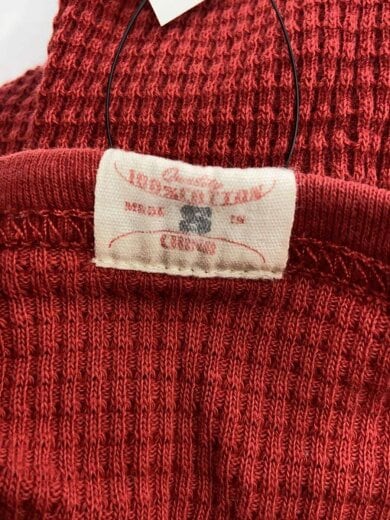 商品画像：長袖Tシャツ/S/コットン/RED 4