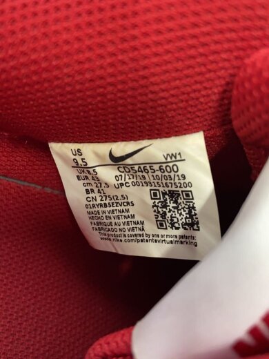 商品画像：COURT VISION LO SL/27.5cm/RED 5