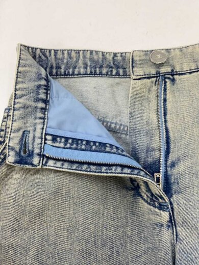 商品画像：23ss/フリルパンツ/ココマークボタン/ボトム/34/デニム/IDG 3