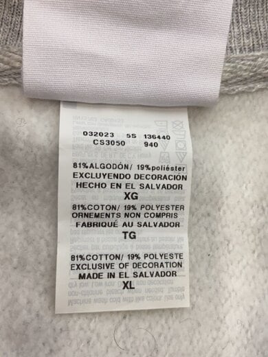 商品画像：スウェット/XL/コットン/GRY/REVERSE WEAVE/NAVY 4