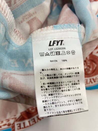 商品画像：半袖シャツ/L/レーヨン/BLU/総柄/LS250206 4