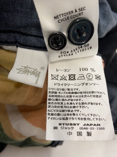 商品画像：半袖シャツ/L/レーヨン/BLK/総柄 4