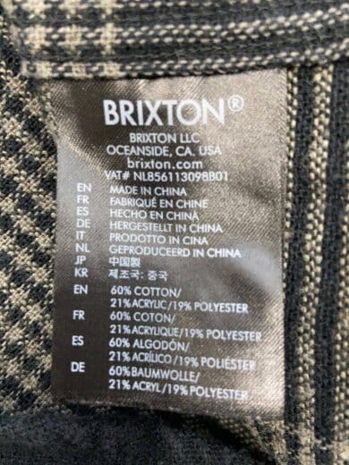 商品画像：長袖シャツ/M/コットン/BLK/チェック/NL856113098B01 4