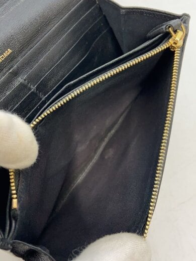 商品画像：長財布/レザー/BLK/メンズ/566020・1000// 5