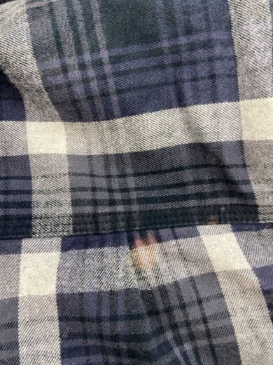 商品画像：長袖シャツ/--/コットン/NVY/チェック/100596 470// 6