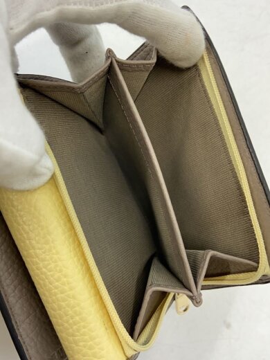 商品画像：3つ折り財布/レザー/IVO/レディース// 5