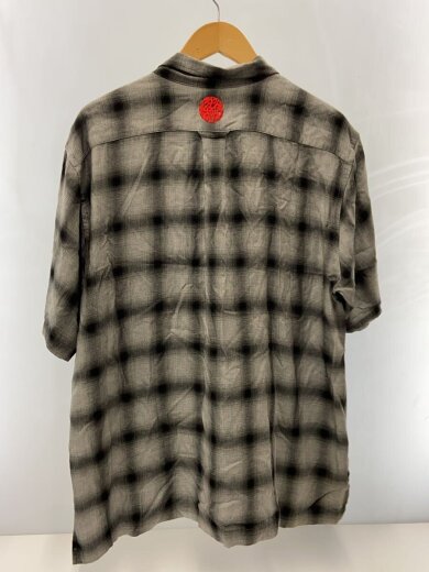 商品画像：半袖シャツ/2/レーヨン/GRY/チェック/beach s/s 2