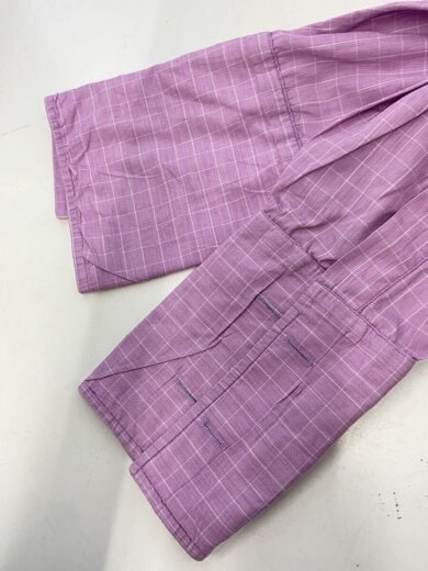 商品画像：長袖シャツ/16.5/コットン/PNK/チェック/USA製// 5