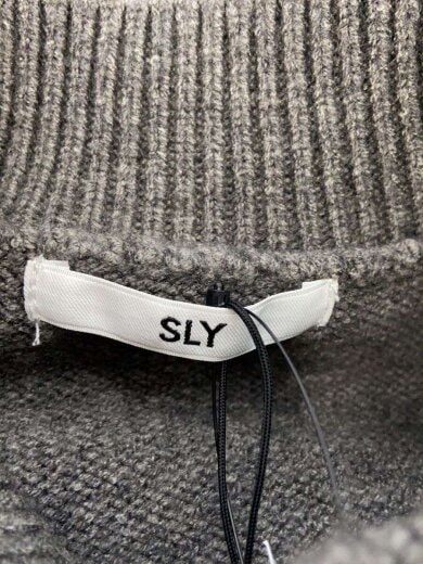 商品画像：ニット・セーター(厚手)/--/アクリル/GRY/無地/オープンショルダー// 3