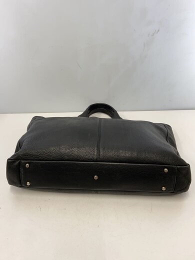 商品画像：WITH BRIEF TOTE S/トートバッグ/レザー/BLK// 4
