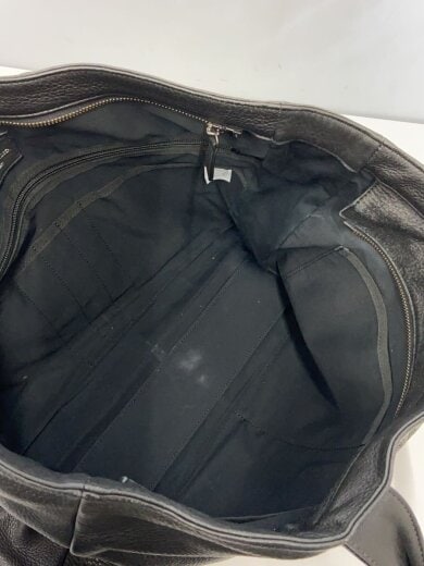 商品画像：WITH BRIEF TOTE S/トートバッグ/レザー/BLK// 6
