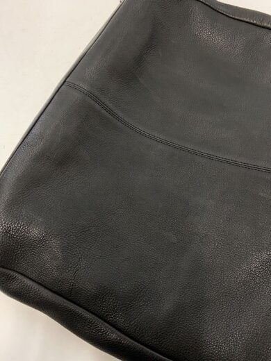 商品画像：WITH BRIEF TOTE S/トートバッグ/レザー/BLK// 8