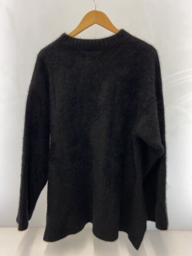商品画像：HIGH-END OVERSIZE KNIT/ニット・セーター(薄手)/S/ウール/BLK 2