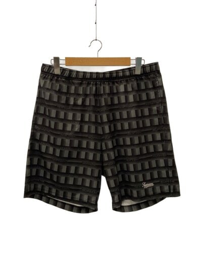 商品画像：ショートパンツ/L/ポリエステル/GRN/総柄/20SS/GRID SOCCER SHORT 1