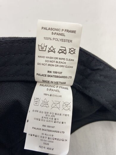 商品画像：PALASONIC/キャップ/--/ポリエステル/BLK/メンズ 7