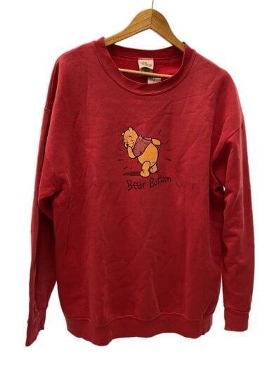 商品画像：USA製/プーさん/スウェット/XL/コットン/RED 1