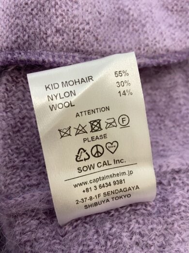 商品画像：HEAVY MOHIAR CARDIGAN/カーディガン(厚手)/L/モヘア/PUP 4