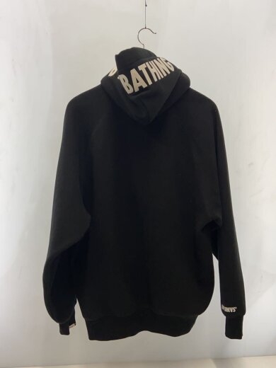商品画像：ジップパーカー/L/コットン/BLK/ 2