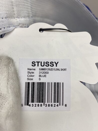 画像：STUSSYショートパンツ/S/コットン/BLU/花柄4
