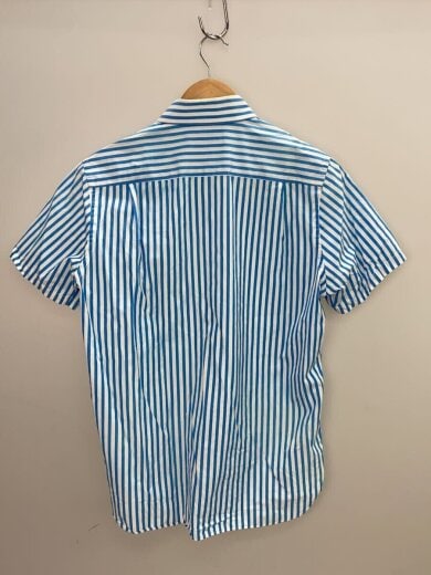 画像：The Guilty Parties半袖シャツ/M/コットン/BLU/ストライプ2