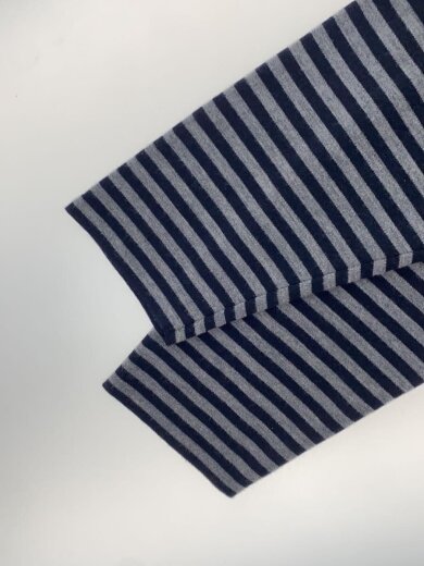 商品画像：長袖Tシャツ/M/コットン/GRY/ボーダー/BN-24FM-111 5