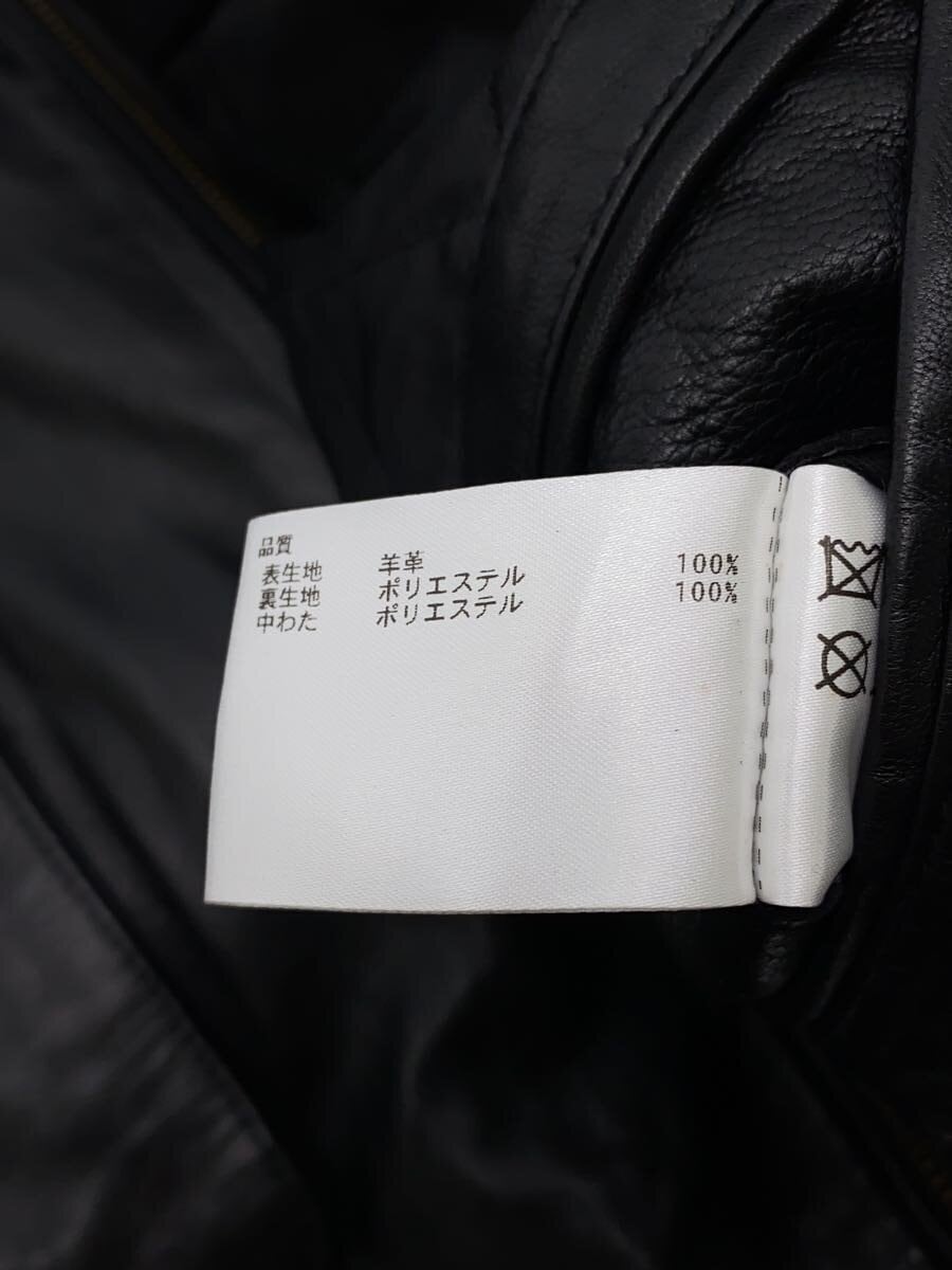 SEVEN BY SEVEN / レザージャケット・ブルゾン/L/レザー/BLK/無地/800-4225004