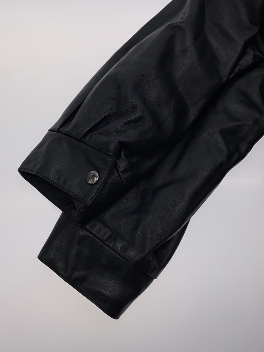 SEVEN BY SEVEN / レザージャケット・ブルゾン/L/レザー/BLK/無地/800-4225004