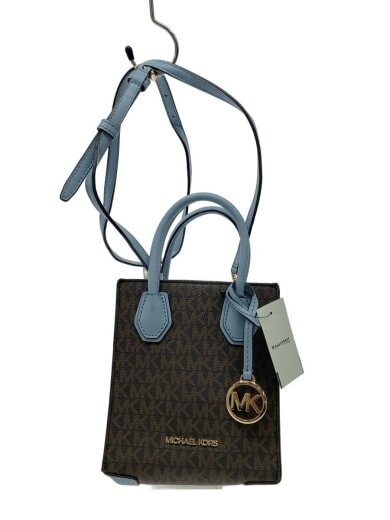 商品画像：ショルダーバッグ/レザー/BLU/総柄/ba-2110 1