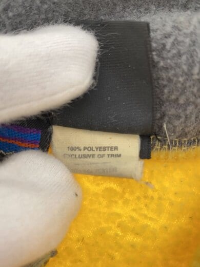 商品画像：フリースジャケット/M/--/YLW/無地/W778F 4