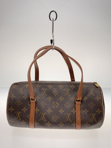 商品画像：1)パピヨン30_モノグラム・キャンバス/PVC/BRW 3